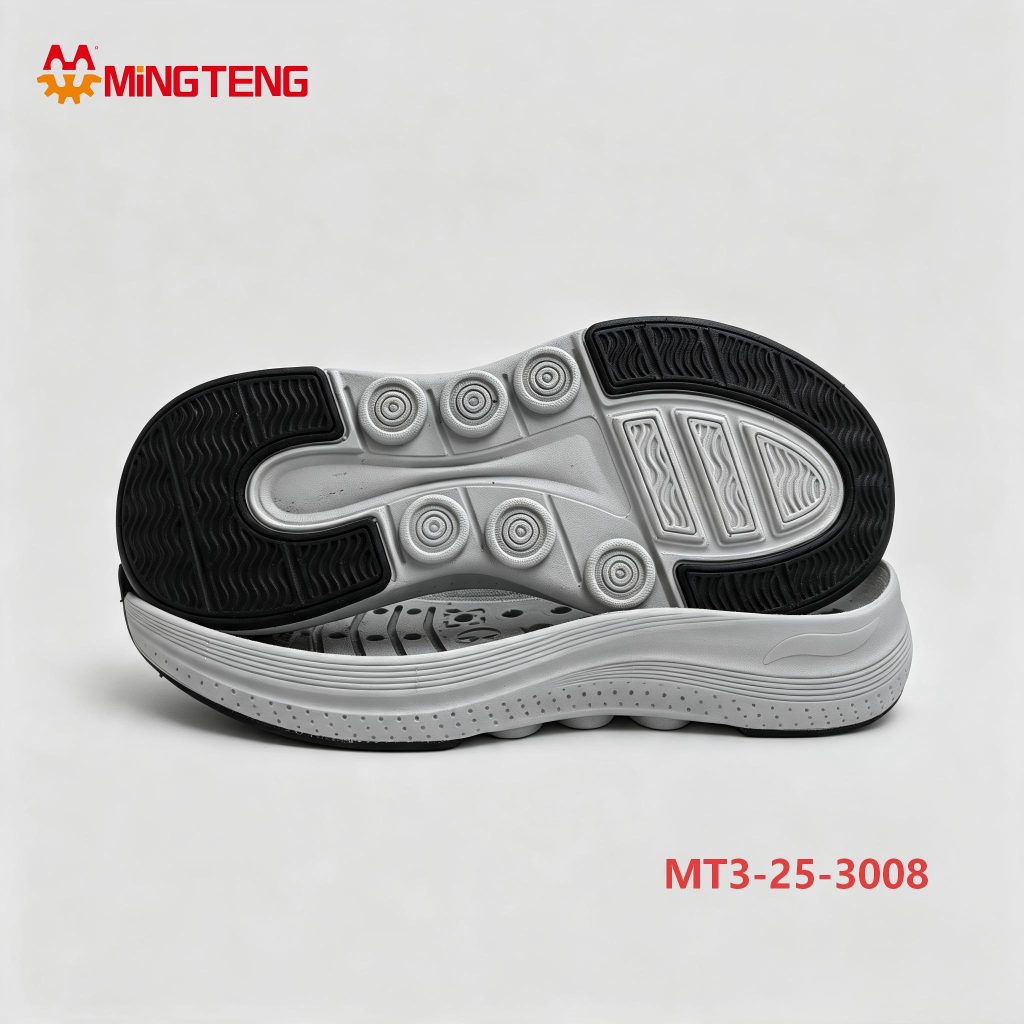 MT3‑25‑3008 Two‑Color Dual Density EVA Rubber Outsole Secondary Molding Running Shoe Sole