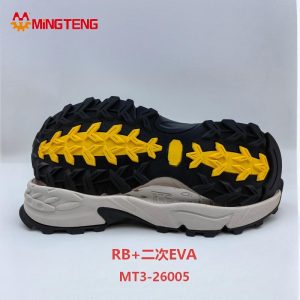 MT3‑26005 RB+Secondary EVA Two‑Shot Molding Hiking Shoe Outsole