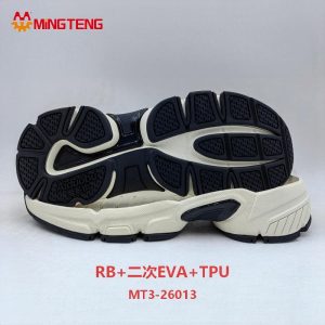 MT3‑26013 RB+Secondary EVA+TPU Dual Injection Sneaker Outsole Sport Shoe Sole