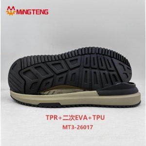 MT3‑26017 TPR Secondary EVA TPU Composite Casual Shoe Sole