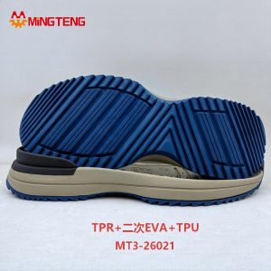 MT3‑26021 TPR+Secondary EVA+TPU Casual Sport Shoe Sole