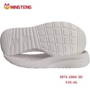 MT4-2004 3D MD Foam Shoe Sole  Lightweight Casual Outsole #35-46