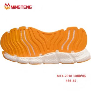 MT4-2018 3D Membrane Injected ETPU Running Shoe Sole Sizes 36-45