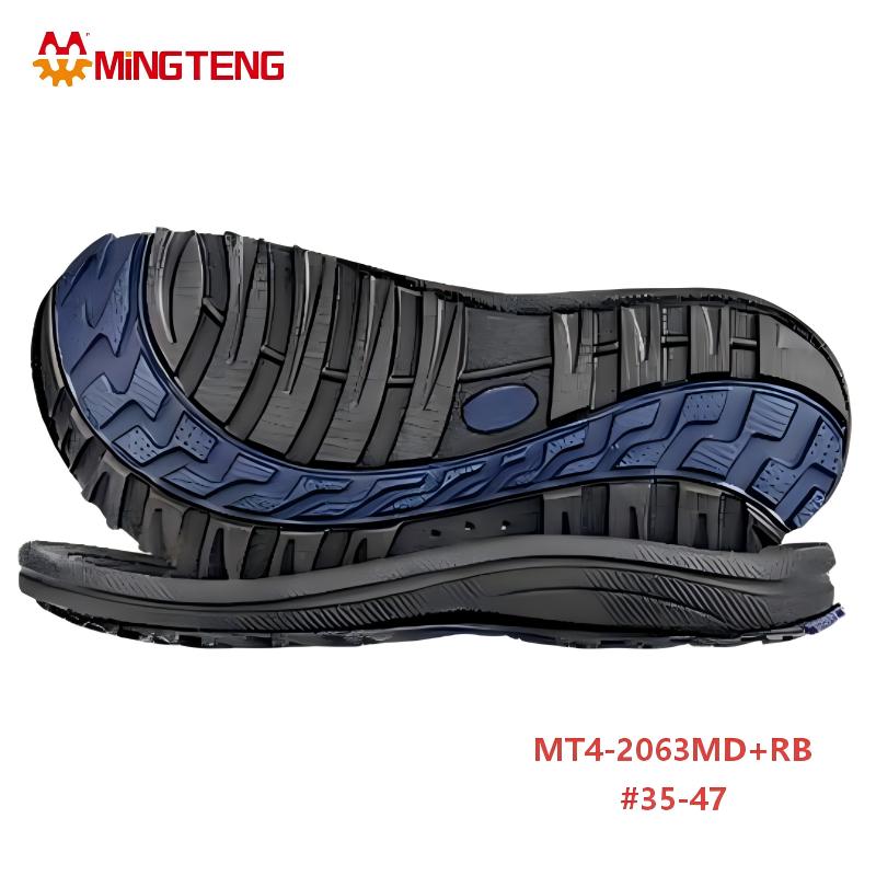 MT4‑2063 MD+RB Two‑Layer Slipper Outsole 35‑47 Size Casual Shoe Sole - Image 3