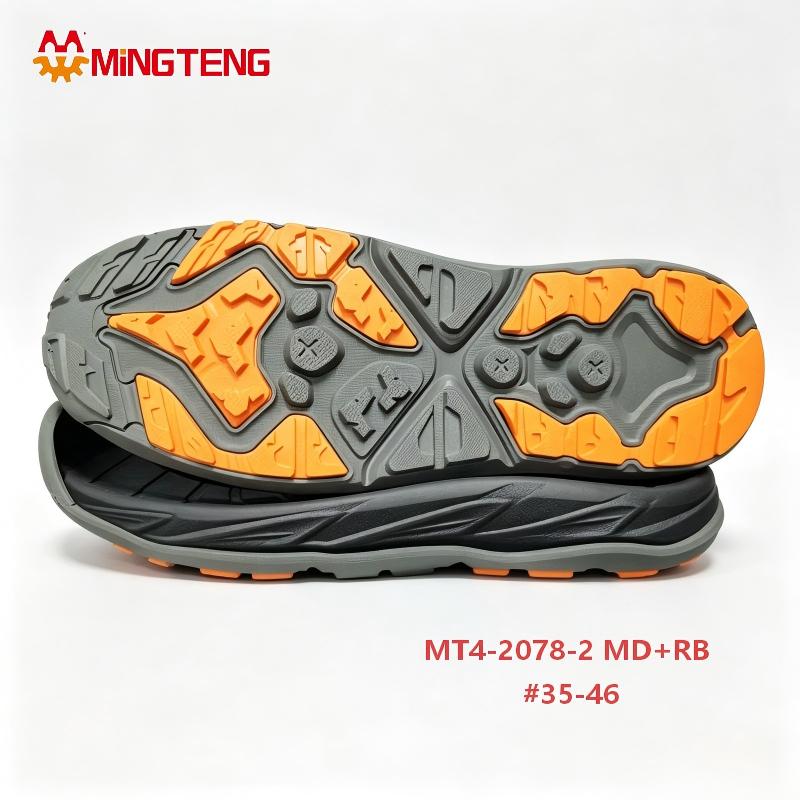 MT4-2078-2 MD+RB Outdoor Hiking Shoe Sole 35-46 Size Trail Boot Outsole