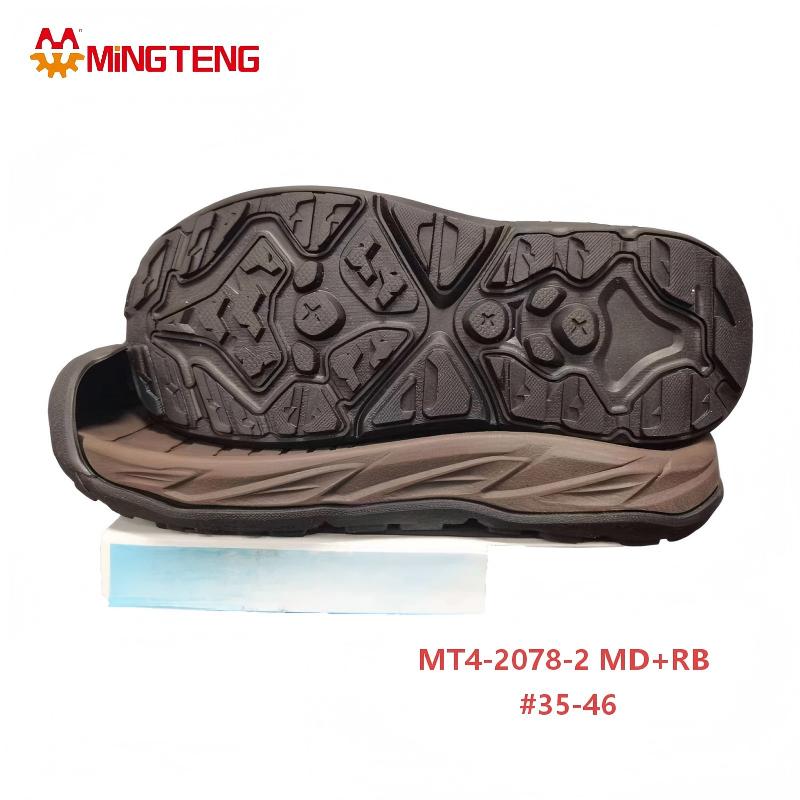MT4-2078-2 MD+RB Outdoor Hiking Shoe Sole 35-46 Size Trail Boot Outsole - Image 2