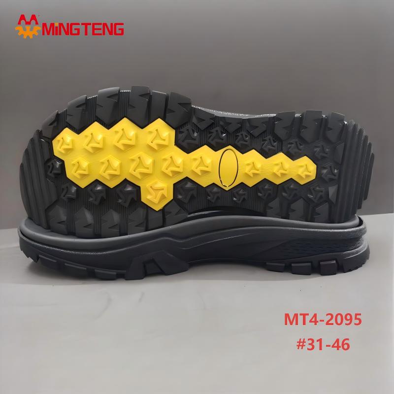 MT4-2095 3D MD Hiking Shoe Outsole Anti Slip Trekking Rubber Sole For Outdoor Sneaker - Image 2