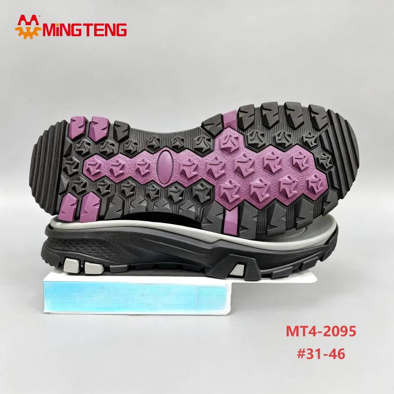 MT4-2095 3D MD Hiking Shoe Outsole Anti Slip Trekking Rubber Sole For Outdoor Sneaker - Image 4