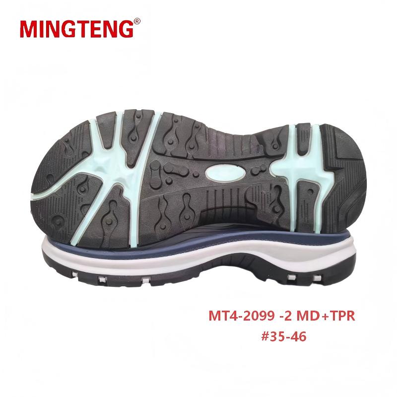 MT4-2099-2 MD+TPR Sport Shoe Sole Size 35-46, Outdoor Running Outsole