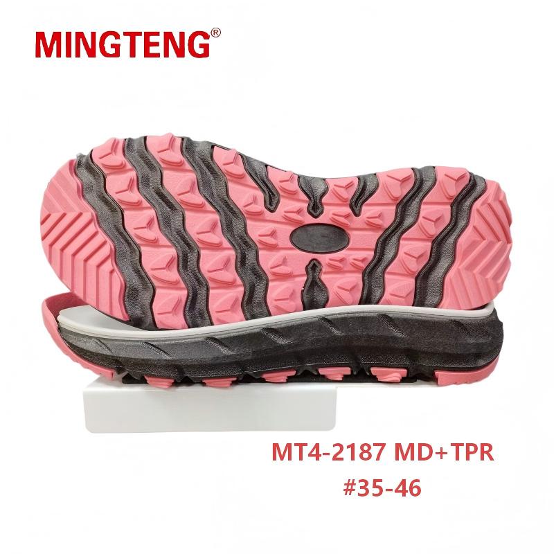 MT4-2187 MD+TPR Outdoor Sport Shoe Sole for Hiking Shoes #35-46